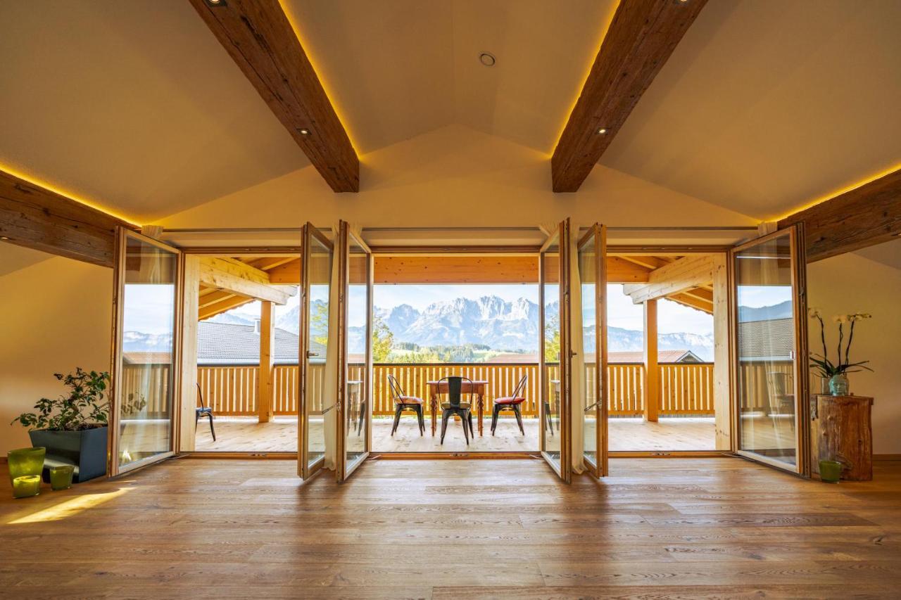 Апартаменти Mountain Vista - Bio Yoga Hof Кіцбюель Екстер'єр фото